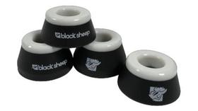 Amortecedor skate conico black sheep branco/soft (dureza 85a) Amortecedor skate conico black sheep branco/soft (dureza 85a)