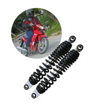 Amortecedor Suspenção Moto Crypton 115 2009 A 2016 Kit Com 2 Peças Completo Par Dois Lados
