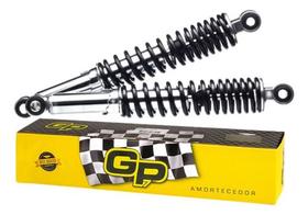 Amortecedor Traseiro Cromado Gp7 (par) C/reg. Cg 125 00/08 Amortecedor Traseiro Cromado Gp7 (par) C/reg. Cg 125 00/08
