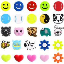 Amortecedores de vibração de silicone para raquete de tênis Chalyna, 25 peças