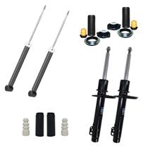 Amortecedores dianteiros e traseiros VW Fox com kits batente original HG 2004-2009