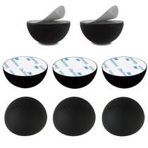 Amortecedores hemisféricos de silicone, pés de isolamento, 1,25 cm, pacote com 8