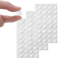 Amortecedores para armários Furnigear em silicone transparente, 96 peças Amortecedores para armários Furnigear em silicone transparente, 96 peças