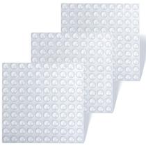 Amortecedores para portas de armário WeeFurni 300 unidades transparentes de borracha 10 mm