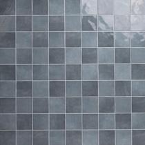Amostra de Azulejo de Parede MSI Renzo Denim Cerâmico Brilhante 11x11 cm Amostra de Azulejo de Parede MSI Renzo Denim Cerâmico Brilhante 11x11 cm