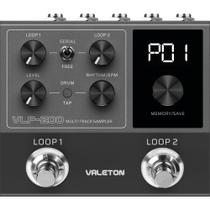Amostrador multipista Valeton VLP-200 com 2 loopers e tambor Amostrador multipista Valeton VLP-200 com 2 loopers e tambor