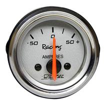 Amperímetro +/- 50A 52mm Cinza Universal