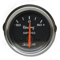 Amperímetro +/- 50A 52mm Preto Racing