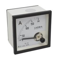 Amperímetro Analógico 150/5A 72X72MM LK-A72 para TC 17002 150/5 Lukma