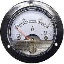 Amperímetro Analógico 52mm Painel Medição Direta Redondo 30a Corrente Alternada