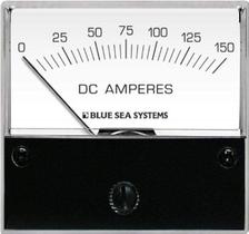 Amperímetro analógico Blue Sea Systems modelo 8018 com derivação 150A Amperímetro analógico Blue Sea Systems modelo 8018 com derivação 150A