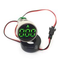 Amperímetro Digital Ac Ca 22mm 0-100a + Tc 110 220v Verde