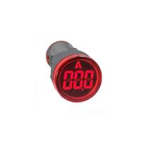 Amperímetro Digital Ac Ca Painel Embutir 50a 100a 22mm Led