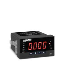 Amperímetro Digital HL-S96X48-0A 220V 48x96mm Com Alarme Sibratec