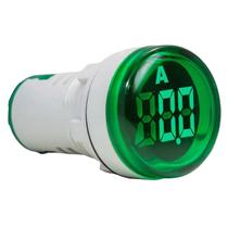 Amperimetro Digital Verde 0-100A 50-380Vca 22Mm Metaltex