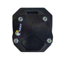 Ampliação alargador base apoio cavalete pezinho lateral big foot CRF 1100L Africa Twin Adventure Sports ES