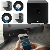 Amplificador AAT AUDIOCAST AC-1 G2 + 4 Caixas NQ6 +Subwoofer
