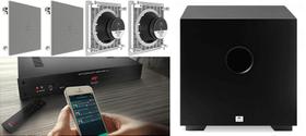 Amplificador AAT AUDIOCAST AC-1 G2 + 4 Cxs 6CO3Q + Sub Preto