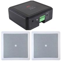 Amplificador AAT BTA-1 BT + 2 Caixas Gesso JBL 6CO1Q