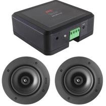 Amplificador AAT BTA-1 BT 60W RMS + 4 CXS AAT NQ6 100 Preto