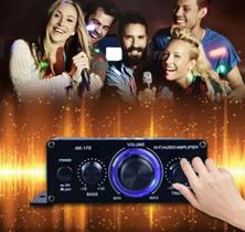 Amplificador Ak170 Hifi Estéreo Bass de alto falante para caixa de som casa, carro