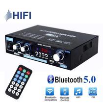 Amplificador Áudio Dig. Ak35 Automotivo/casa 800w Bluetooth