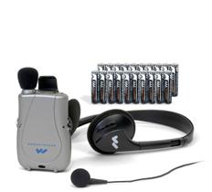 Amplificador auditivo Williams Sound Pocketalker Ultra com baterias