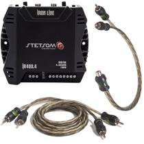 Amplificador Automotivo Digital Ir400 + Cabo Rca E Y Cca Amplificador Automotivo Digital Ir400 + Cabo Rca E Y Cca