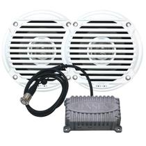Amplificador Bluetooth Jensen com alto-falantes à prova d'água de 5"