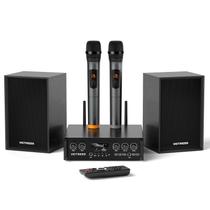 Amplificador Bluetooth VICTRESS com alto-falantes HiFi e 2 microfones de 450 W Amplificador Bluetooth VICTRESS com alto-falantes HiFi e 2 microfones de 450 W