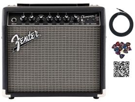 Amplificador combinado de guitarra Fender Champion II 25W com acesso. Amplificador combinado de guitarra Fender Champion II 25W com acesso.