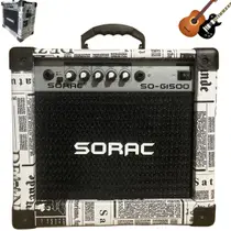 Amplificador Cubo Sorac Guitarra E Violão So-g1500 15w Preto Caixa som 110v/220v