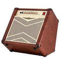 Amplificador cubo violão oneal 50 watts ocv210x 10" marrom