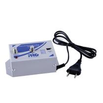Amplificador de Antena Digital Tv Catv Vhf Uhf 30db Bivolt Proeletronic PQAL3000