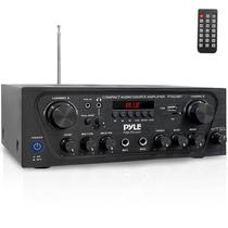 Amplificador de áudio doméstico de karaokê Pyle de 2 canais com Bluetooth Amplificador de áudio doméstico de karaokê Pyle de 2 canais com Bluetooth
