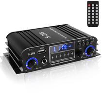 Amplificador de áudio doméstico Romicta 4 canais Bluetooth 5.0 200W Amplificador de áudio doméstico Romicta 4 canais Bluetooth 5.0 200W