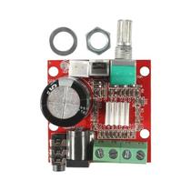 Amplificador De Áudio Estéreo Mini 10W+10W PAM8610 Classe-D Módulo Amplificador De Canal Duplo 12V Amplificador De Áudio Estéreo Mini 10W+10W PAM8610 Classe-D Módulo Amplificador De Canal Duplo 12V