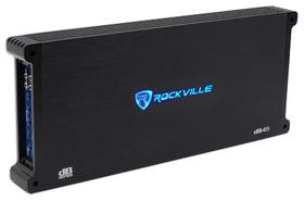 Amplificador de carro Rockville dB45 3200W 4 canais 2 Ohm com LED