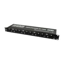 Amplificador de Fone 8 Canais Rack Santo angelo AF8 X Amplificador de Fone 8 Canais Rack Santo angelo AF8 X