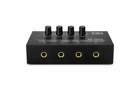 Amplificador de Fone de Ouvido 4 Canais Estéreo Miu Audio MIUHA400 Distribuidor de Áudio Profissional Amplificador de Fone de Ouvido 4 Canais Estéreo Miu Audio MIUHA400 Distribuidor de Áudio Profissional