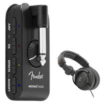 Amplificador de fone de ouvido Fender Mustang Micro com Polsen HPC-A30