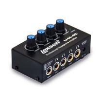 Amplificador de Fone de Ouvido Lexsen LHA4C 4 Canais Amplificador de Fone de Ouvido Lexsen LHA4C 4 Canais