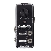 Amplificador de fone de ouvido MOOER Audiofile analógico com efeitos para guitarra/baixo