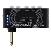 Amplificador de fone de ouvido portátil Valeton Rushead Max Bass Amplificador de fone de ouvido portátil Valeton Rushead Max Bass