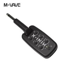 Amplificador de Fone de Ouvido Valvular Guitarra Baixo MiniX 5W MVave 9 tons de Simulação Atraso Reverb Chorus MultiEfeitos