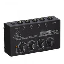 Amplificador de Fones Behringer HA400 4 Canais Powerplay Amplificador de Fones Behringer HA400 4 Canais Powerplay