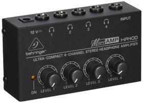 Amplificador de fones de ouvido Microamp HA400 Behringer