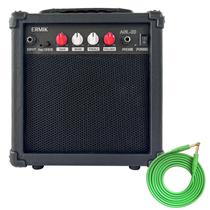 Amplificador de guitarra elétrica Ermik 20W com alto-falante e fone de ouvido Amplificador de guitarra elétrica Ermik 20W com alto-falante e fone de ouvido