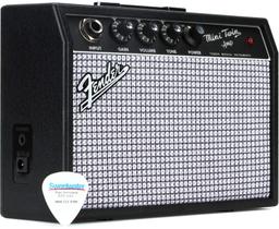Amplificador de guitarra elétrica Fender Mini 65 Twin-Amp Black
