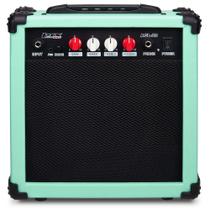 Amplificador de guitarra elétrica LyxPro 20W Amplificador com alto-falante verde